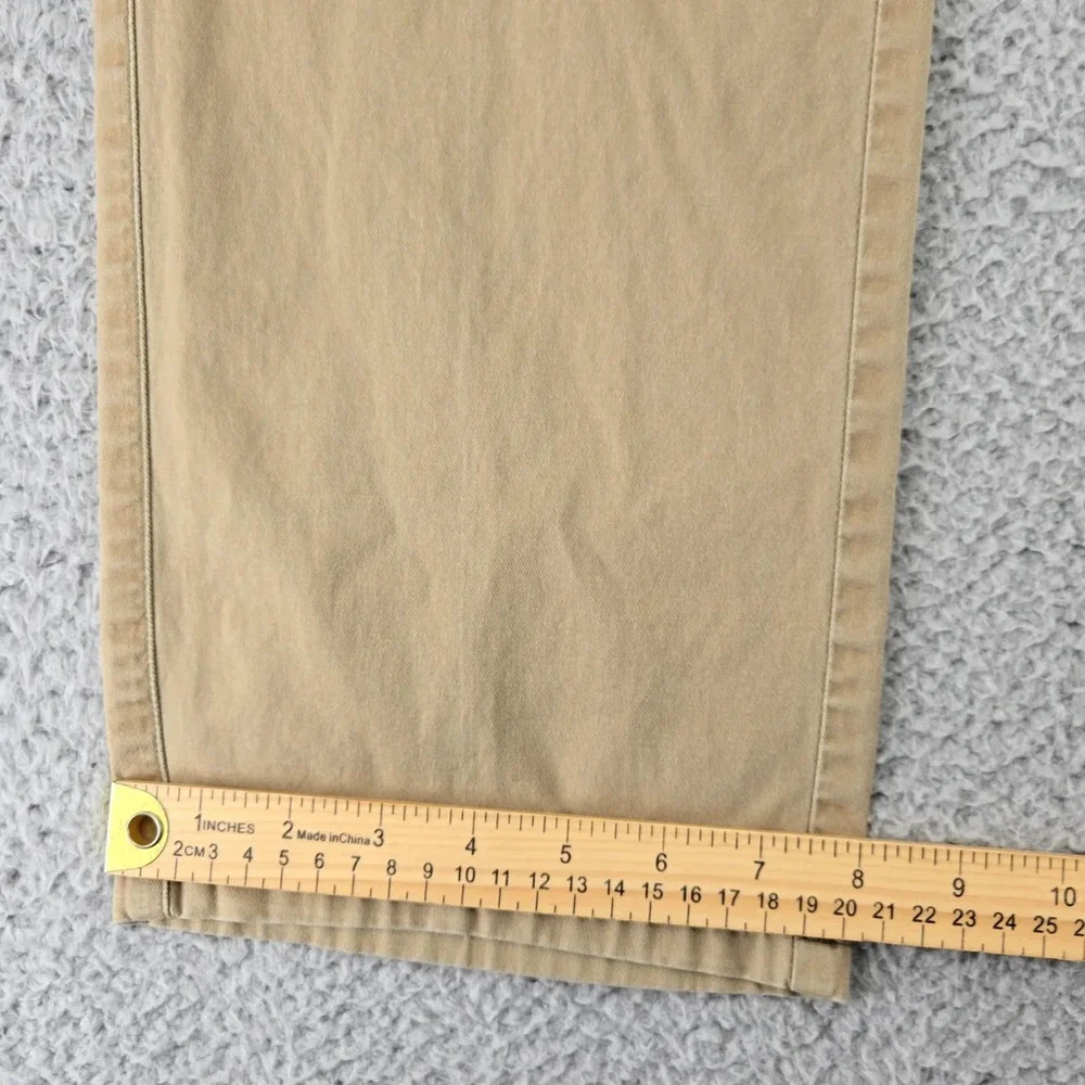 Peter Millar Pants Mens 38 Tan Chino Flat Front Pima‎ Cotton Golf Mid Rise